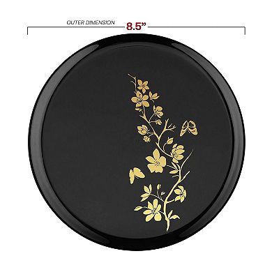 Duo Designer Disposable Plate Set Combo Pack for 120 Guests