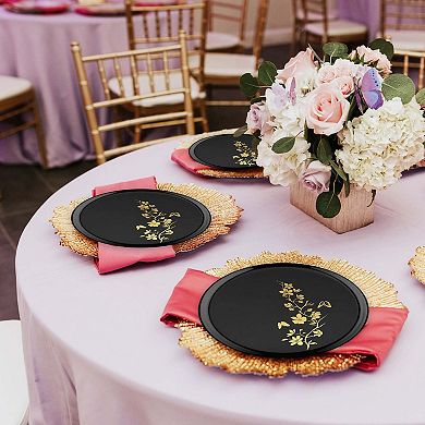 Duo Designer Disposable Plate Set Combo Pack for 120 Guests
