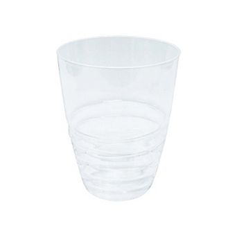17 oz Clear Swirl Plastic Tumblers - 48 pc