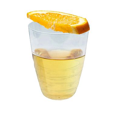 17 oz Clear Swirl Plastic Tumblers - 48 pcs