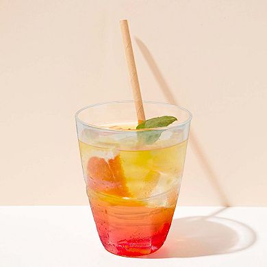 17 oz Clear Swirl Plastic Tumblers - 48 pcs