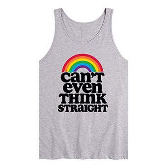 Men's Can't Even Think Straight Graphic Tank Top