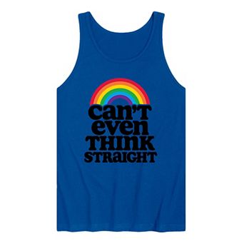 Men's Can't Even Think Straight Graphic Tank Top