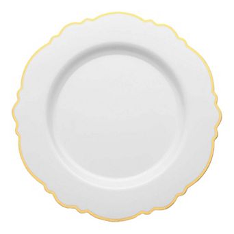 7.5" Disposable Plastic Salad Plates - 120 pc