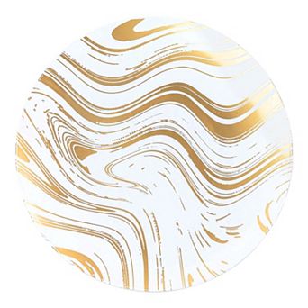 7.5" Disposable Plastic Salad Plates - 120 pc