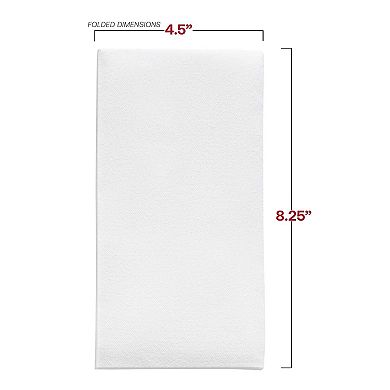 White Linen-Like Premium Paper Buffet Napkins - 288 pcs