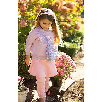 Girls Sparkle Crewneck Sweatshirt