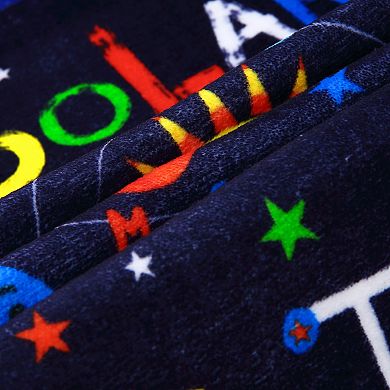 Educational Kids Rug ABC Alphabet Solar System, Ultra-Soft Non-Slip Learning Carpet for Playroom