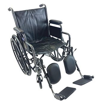 Invacare Essentials Tracer EX1 Wheelchair, Foldable, Elevating Legrests & Desk Length Arms