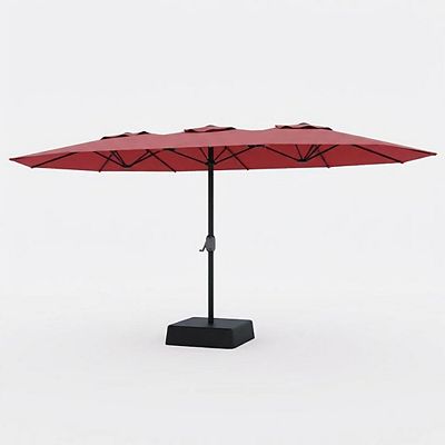 12 commercial patio umbrellas lighted wind resistant 12ft Led Patio Umbrella