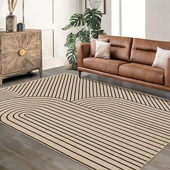 Large Rugs for Living Room Bedroom Area Rug Washable Solid Natural Accent Rug Non-Shedding Soft