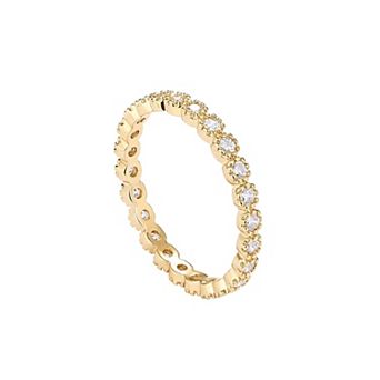 Milgrain Eternity Ring for Women