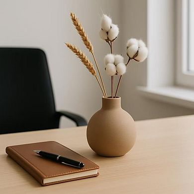Ceramic Vase Set of 3 for Pampas & Dried Flowers, Durable