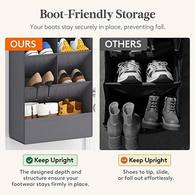 Over Door Shoe Organizer with 11 Deep Pockets Hanging Storage