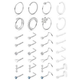 Hypoallergenic Nose Rings for Piercings