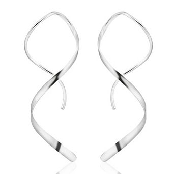 Spiral Drop Dangle Earrings