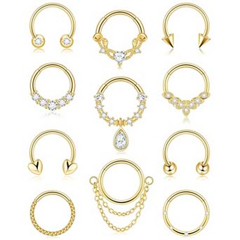 Daith Septum Jewelry for Nose Piercing