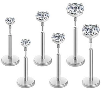 Internal Thread Stud Jewelry Set