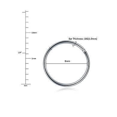 Stainless Steel Nose Hoop Piercing Ring