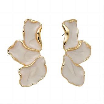 Statement Flower Dangle Earrings