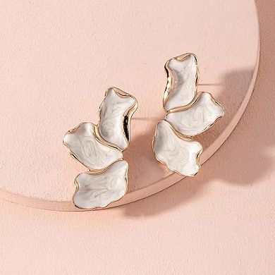 Statement Flower Dangle Earrings