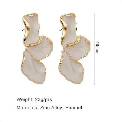 Statement Flower Dangle Earrings