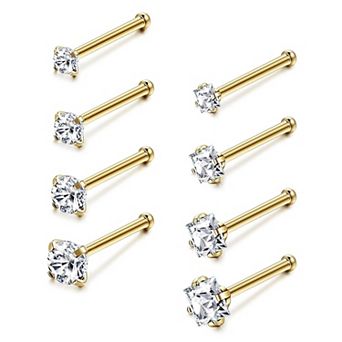 Steel Nose Piercing Set