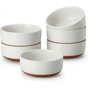 Ceramic Cereal and Soup Bowls Set Microwave & Dishwasher Safe