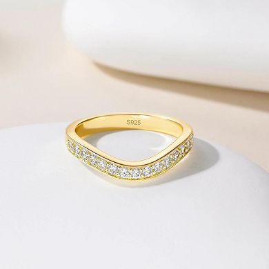 Curved Eternity Ring for Women