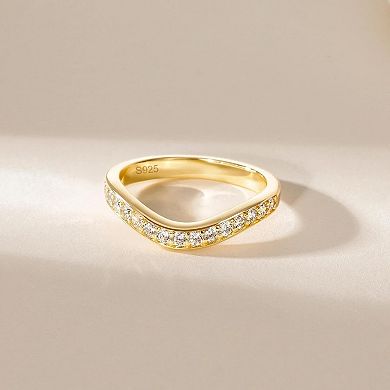 Curved Eternity Ring for Women