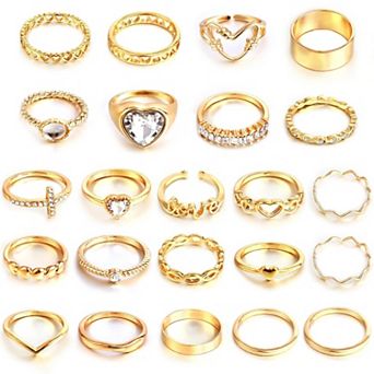 Hollow Twist Stackable Rings