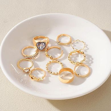 Hollow Twist Stackable Rings