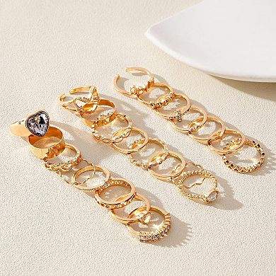 Hollow Twist Stackable Rings