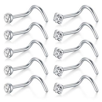 Steel Nose Stud Set