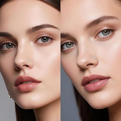 Steel Nose Stud Set
