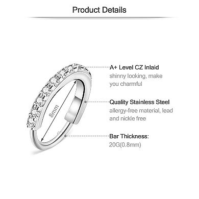Stainless Steel Nose Stud Pack