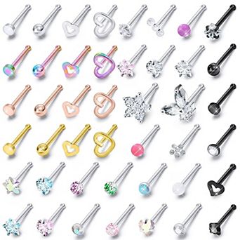 Nose Stud and Ring Pack for Piercing