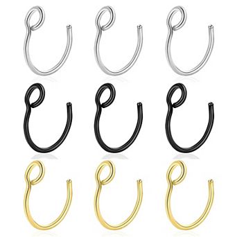 Stainless Steel Fake Nose Rings