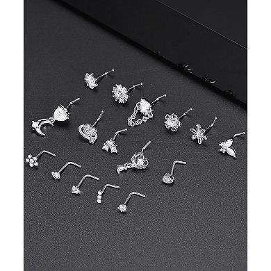 Stainless Steel Nose Piercing Set
