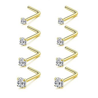 Hypoallergenic Stainless Steel Nose Studs
