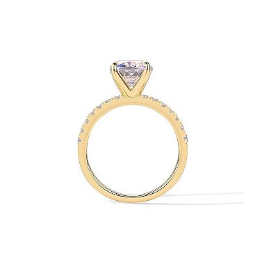 Oval Round CZ Wedding Band