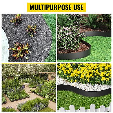 Landscape Edging, 10 inch Depth 150 ft Length, Flexible Bender Border for Landscaping Lawn Garden