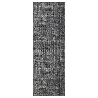 GlowSol Modern Solid Color Area Rug Low Pile Machine Washable Non Slip Soft Rug for Bedroom Kitchen