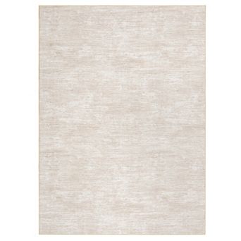 GlowSol Plain Texture Area Rug Ultra Thin Washable Non Slip Rug for Modern Living Room Bedroom