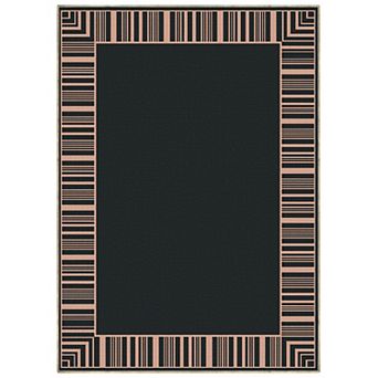 GlowSol Modern Area Rug Non Slip Machine Washable Low Pile Carpet for Living Room Bedroom Balcony