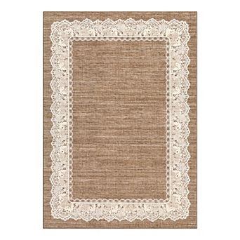 Low Pile Area Rug Non Slip Modern Solid Simple Durable Wear Resistant