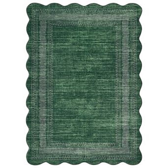 Modern Solid Color Low Pile Area Rug Non Slip Durable for Daily Use