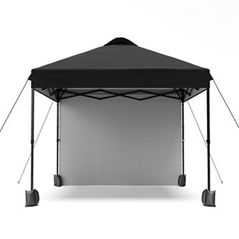 10x10FT Pop Up Canopy Tent Heavy Duty Outdoor Gazebo, Removable Sidewall, Adjustable Height