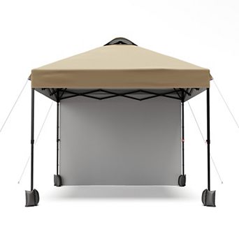 10x10FT Pop Up Canopy Tent Heavy Duty Outdoor Gazebo, Removable Sidewall, Adjustable Height