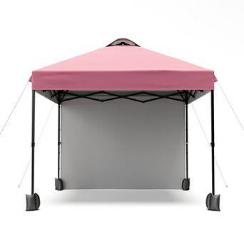10x10FT Pop Up Canopy Tent Heavy Duty Outdoor Gazebo, Removable Sidewall, Adjustable Height